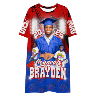 Custom Grad 3D T-Shirt Dress