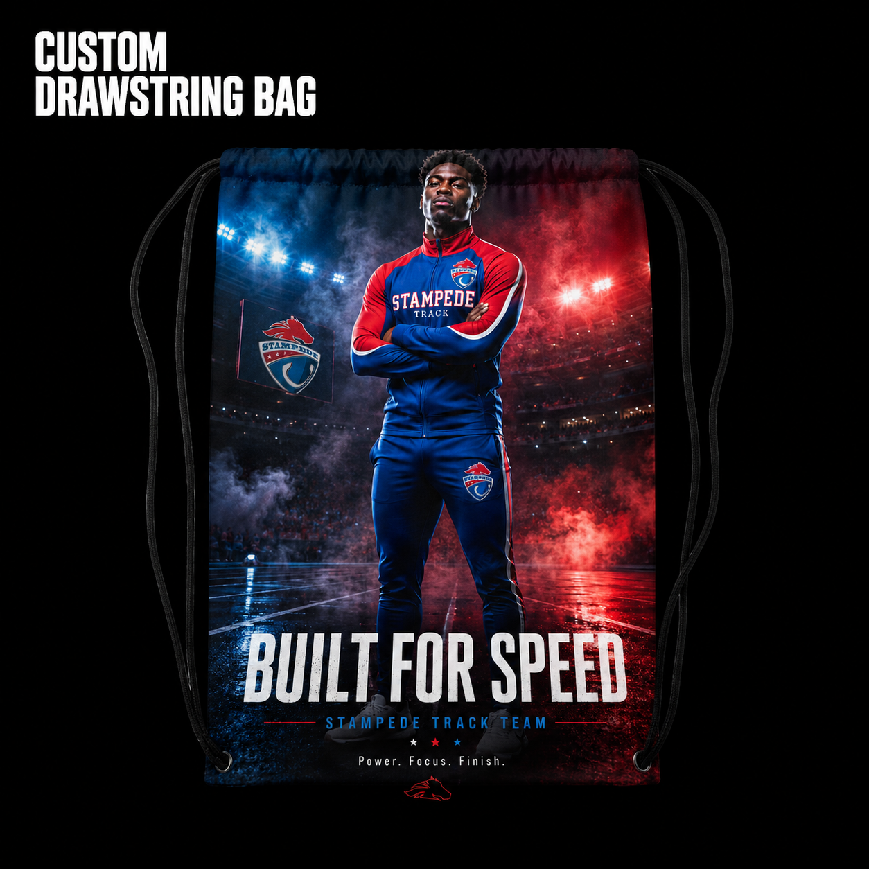 Custom Printed Drawstring Bag