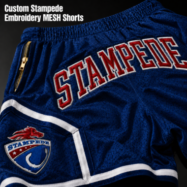 Custom Embroidery Mesh Shorts